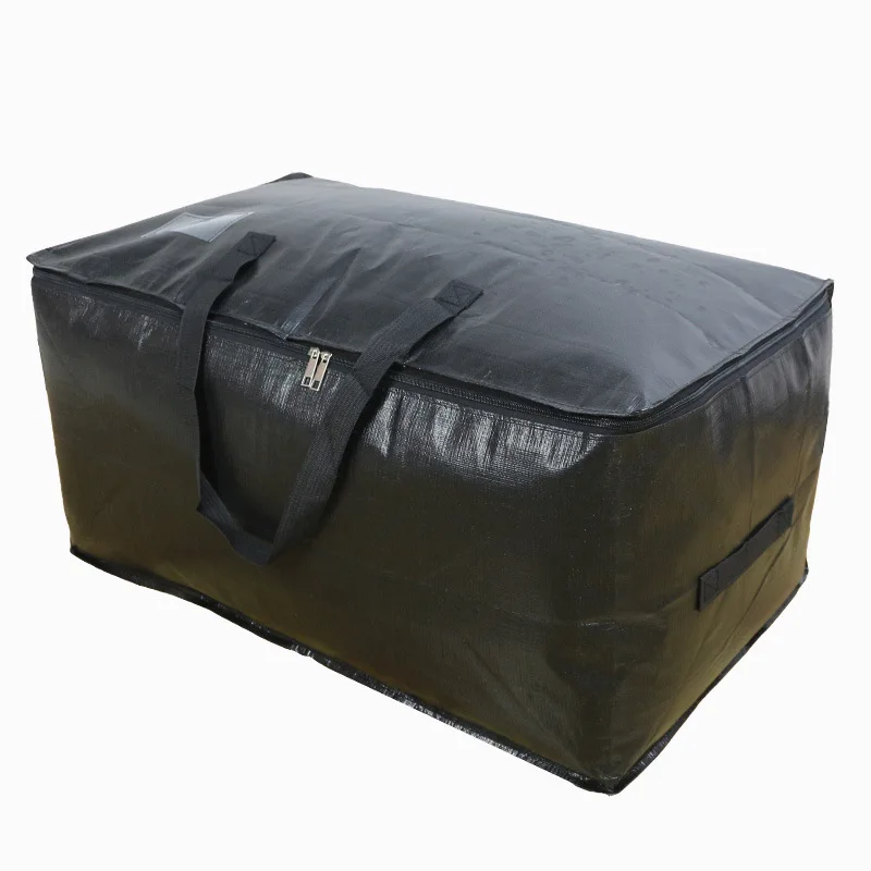 70x42x35CM Large-capacity Quilt Clothing Storage Bag PE Clothes Organizer Bag Household Waterproof Dust-proof  Woven Bag