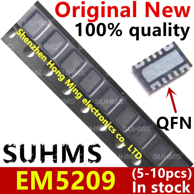 

(5pcs)New EM5207 EM5209 EM5207VF EM5209VF QFN-14
