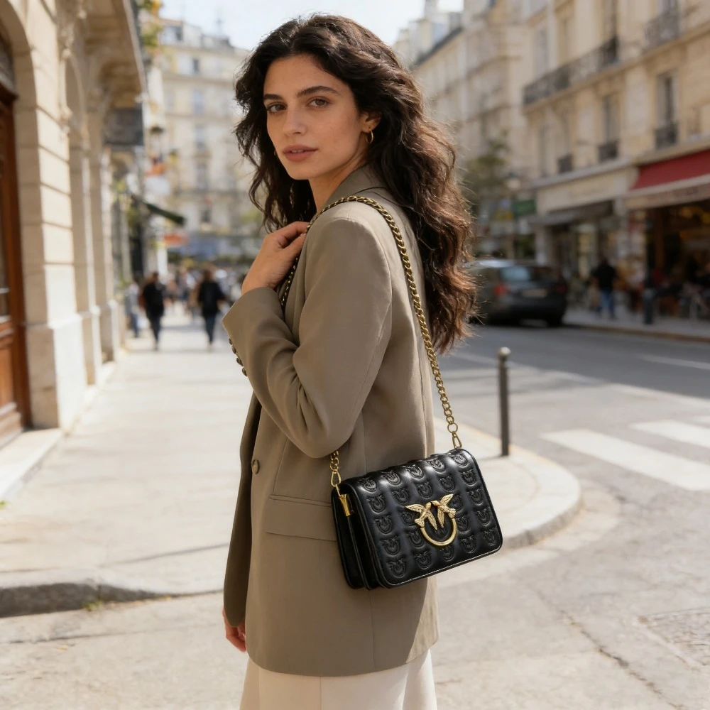 

Новая женская сумка-кроссбоди 2026 года с узором «Ласточки», на цепочке, через плечо, модная маленькая сумка, универсальная и стильная