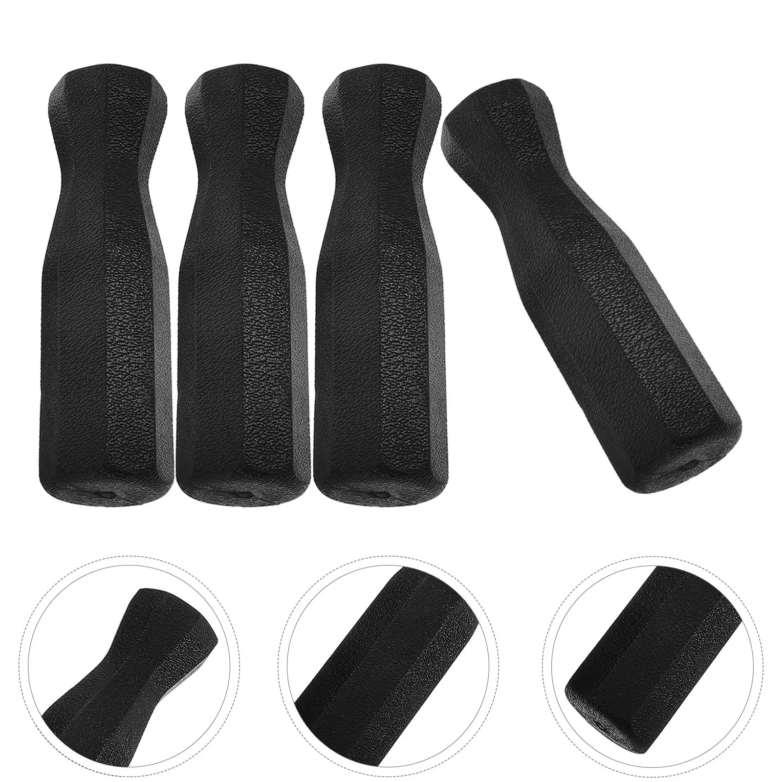

8Pcs Sturdy Foosball Table Handles Anti-Skid Plastic Grip Replacement Set for Table Football Machines Enhanced Control Family