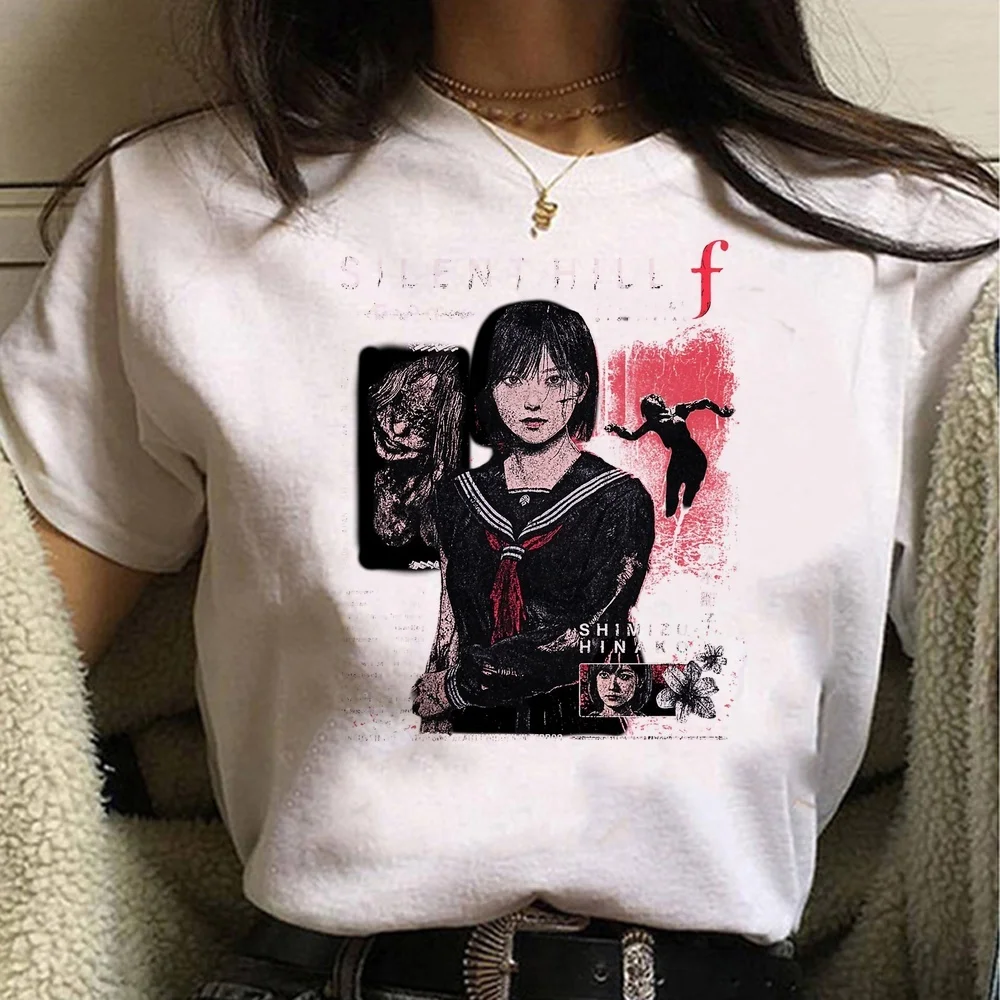 Silent Hill shirt femme aesthetic funny dollette gothic cutecore t shirt streetwear dollette cute y2k