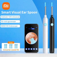 Xiaomi SUNUO Smart Visual Ear Picker Cleaner Wireless Luminous Earpick With Camera HD Otoscope Endoscope Ear Wax Cleaner Tools