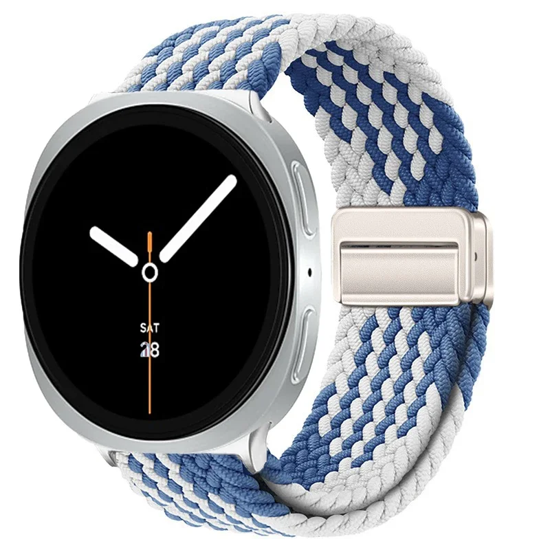 Geflochtenes Solo-Loop-Armband für Samsung Galaxy Watch 8 40/44mm Zubehör Nylon-Armband Correa Galaxy Watch 8 Classic Band 46mm – Detail 14