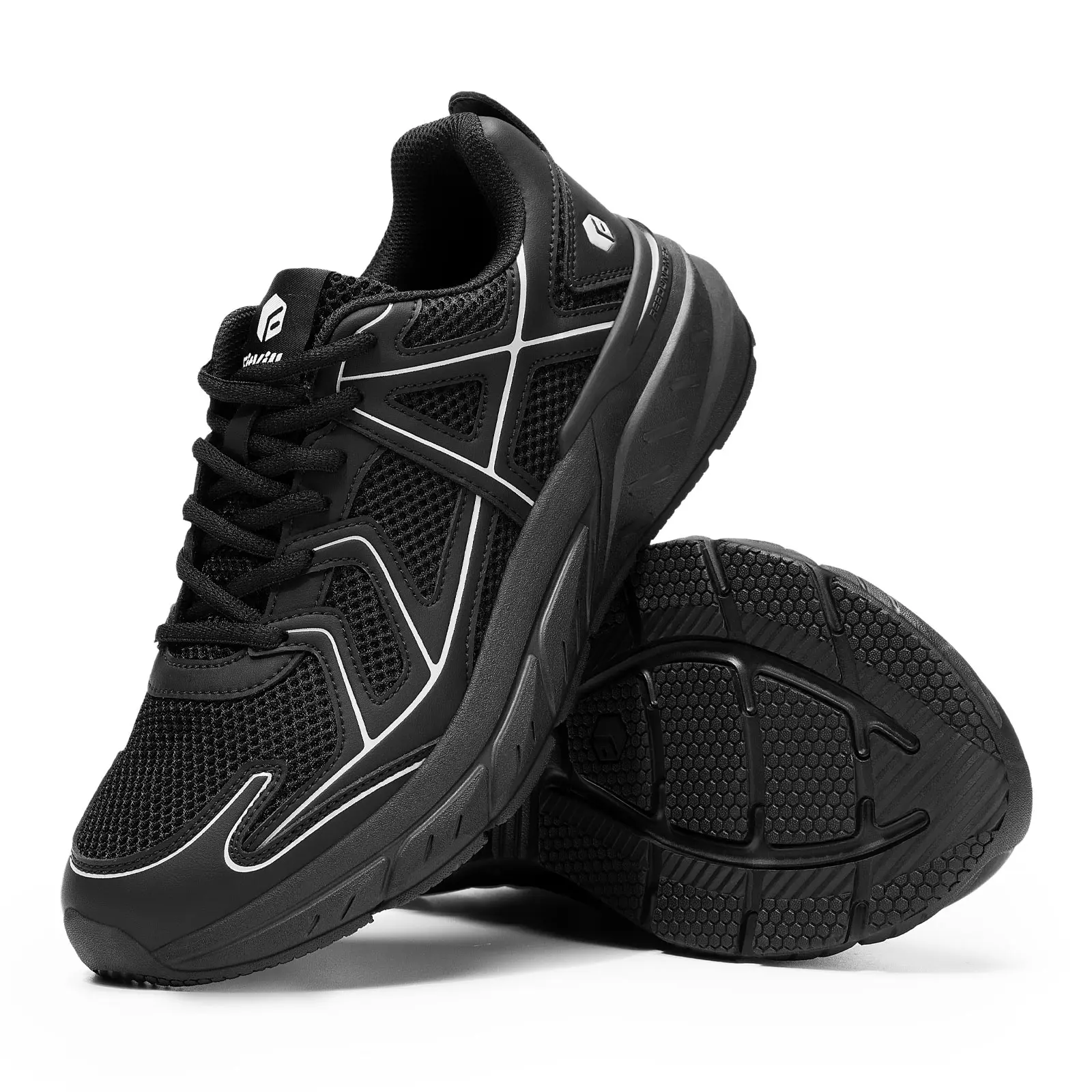 FitVille Mens Walking Shoes Wide Width Thicker Cushioning Sneakers Extra Wide Shoes for Men Bouncy Shoes Non Slip Workout Gym Athletic Sneakers
