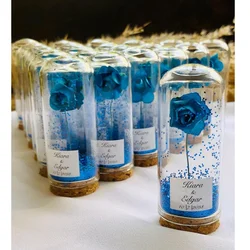 Wedding Favors for Guests, Dome, Glass Dome, Cloche Dome, Custom Favors, Royal Blue Wedding, Party Favors, Baptism