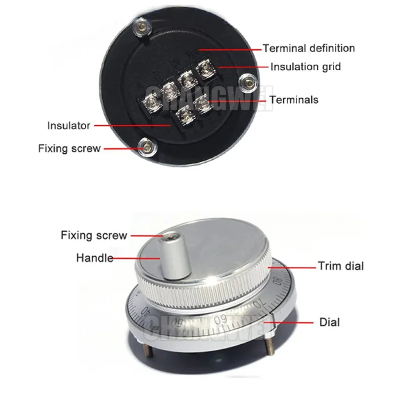 Cnc Grinding And Milling Engraving Machine 60Mm/80Mm Electronic Handwheel Encoder Hand Pulse Generator