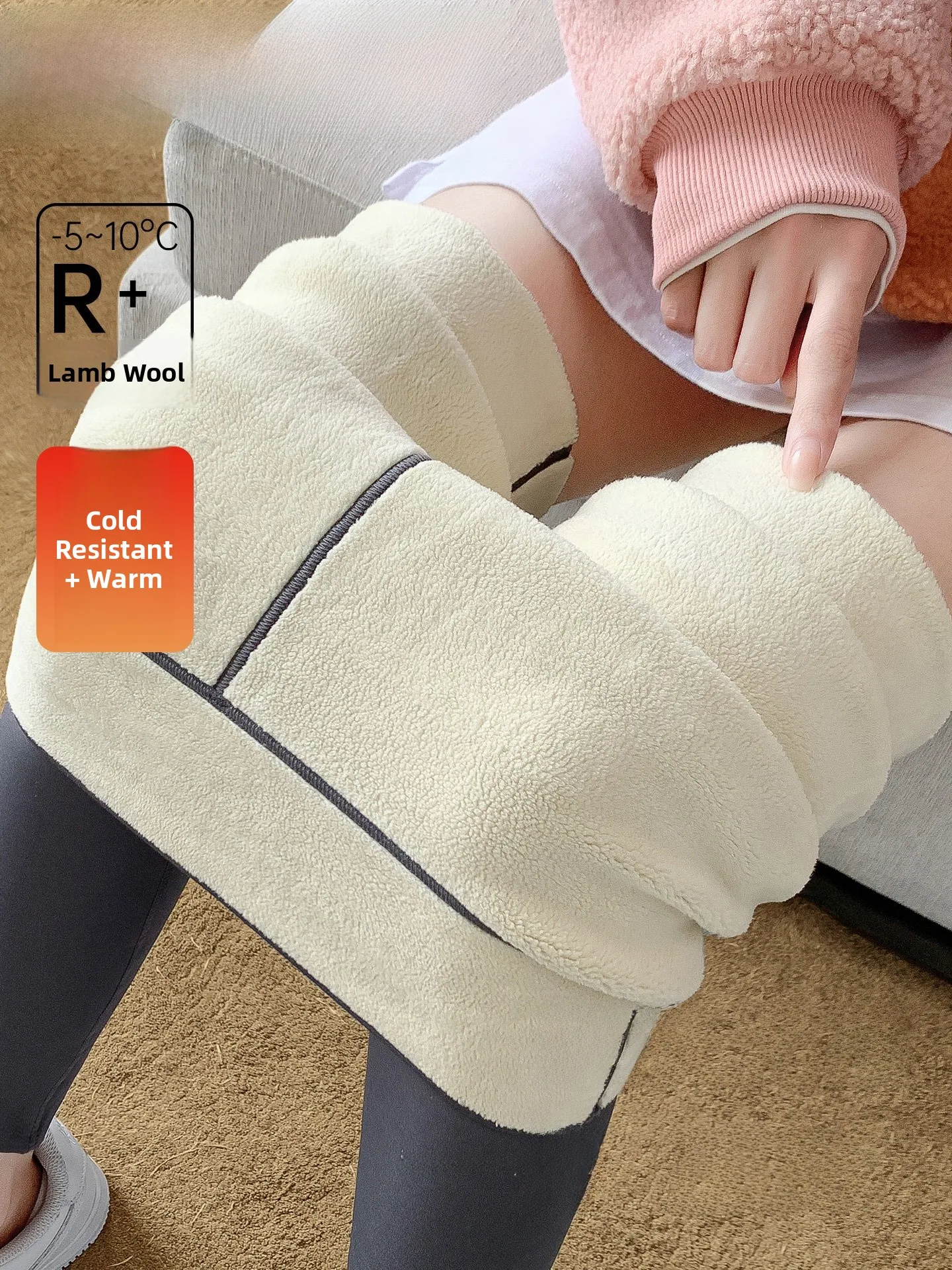 

Thiened Lamb бархатные брюки для ковчег штаны для йоги женские осенне-зимние теплые колготки с высокой талией длинные брюки из смеси полиэстера и спандекса