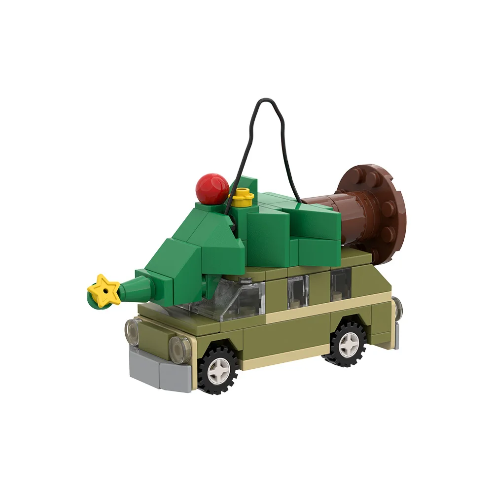 Blocs de construction de vacances de noël de Lampoon National MOC, idée de bricolage, maison RV, arbre de noël, briques déco de vacances, jouet cadeau pour adulte
