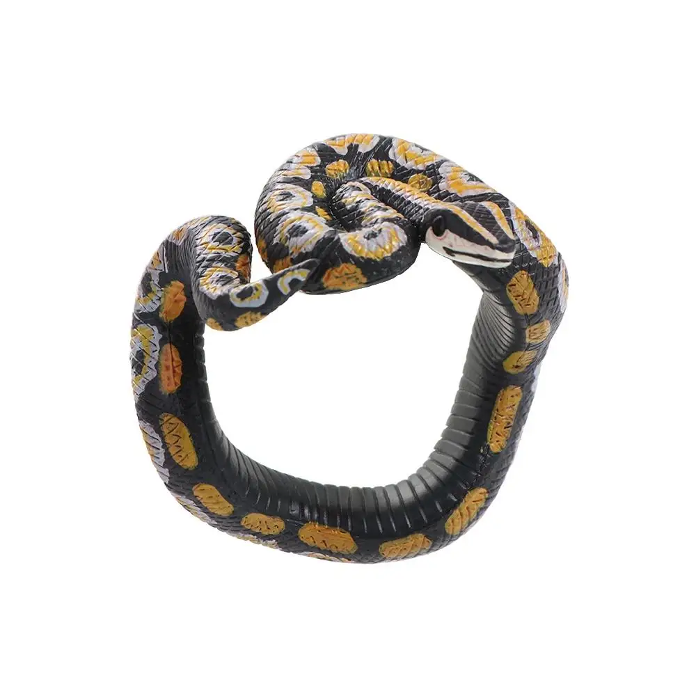 

Funny Fun Prank Python Animal Model Gift For Friends Snake Bracelet Simulation Animal Model Animal Bangles Snake Tricky Toys