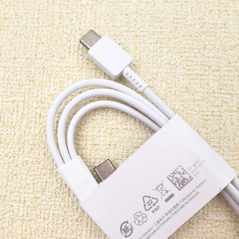 سامسونج S21 1/1.8 متر USB نوع C PD كابل 25 واط 45 واط 3A سريع شحن سريع كابل نقل بيانات ل غالاكسي نوت 20 S24 S25 الترا Z فليب أضعاف 6 7