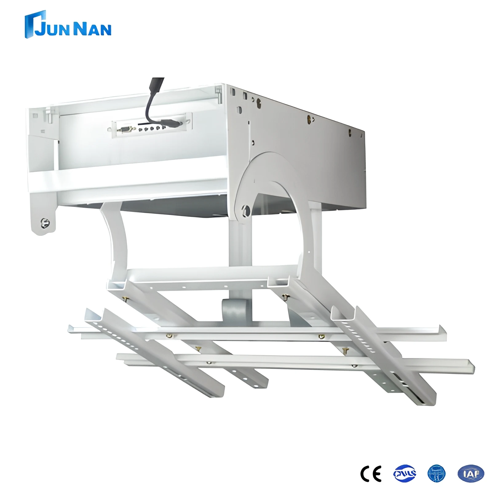Drop Down Remote Control Steel LCD TV Stand Motorized Ceiling Elevator Home Office Bracket Ceiling TV Mount Motorized