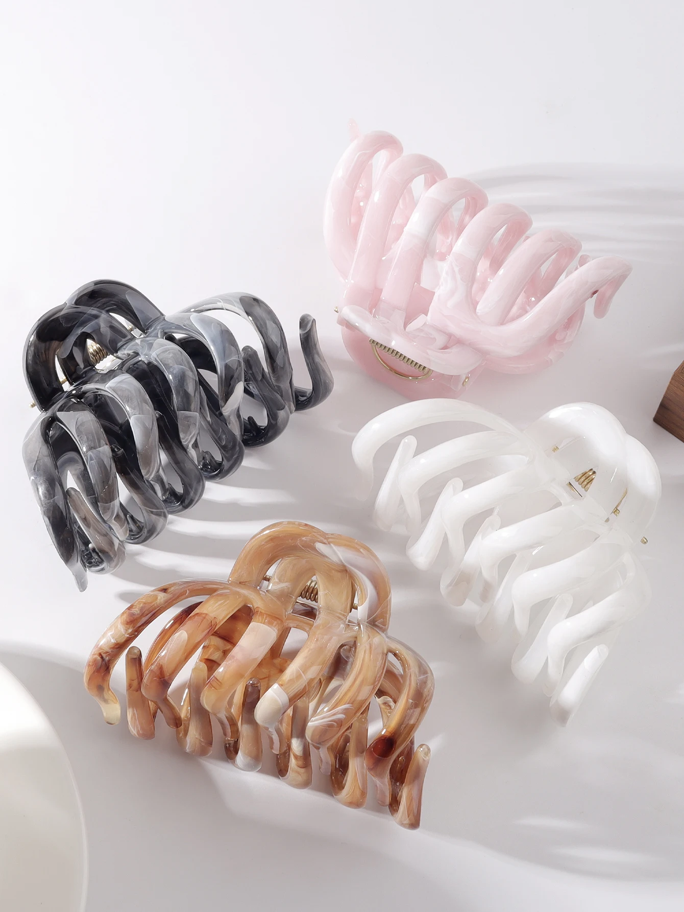 

1 шт. большой зажим для захвата на спине женской заколки для волос, зажим в виде тыквы, зажим в виде акулы, украшение для волос