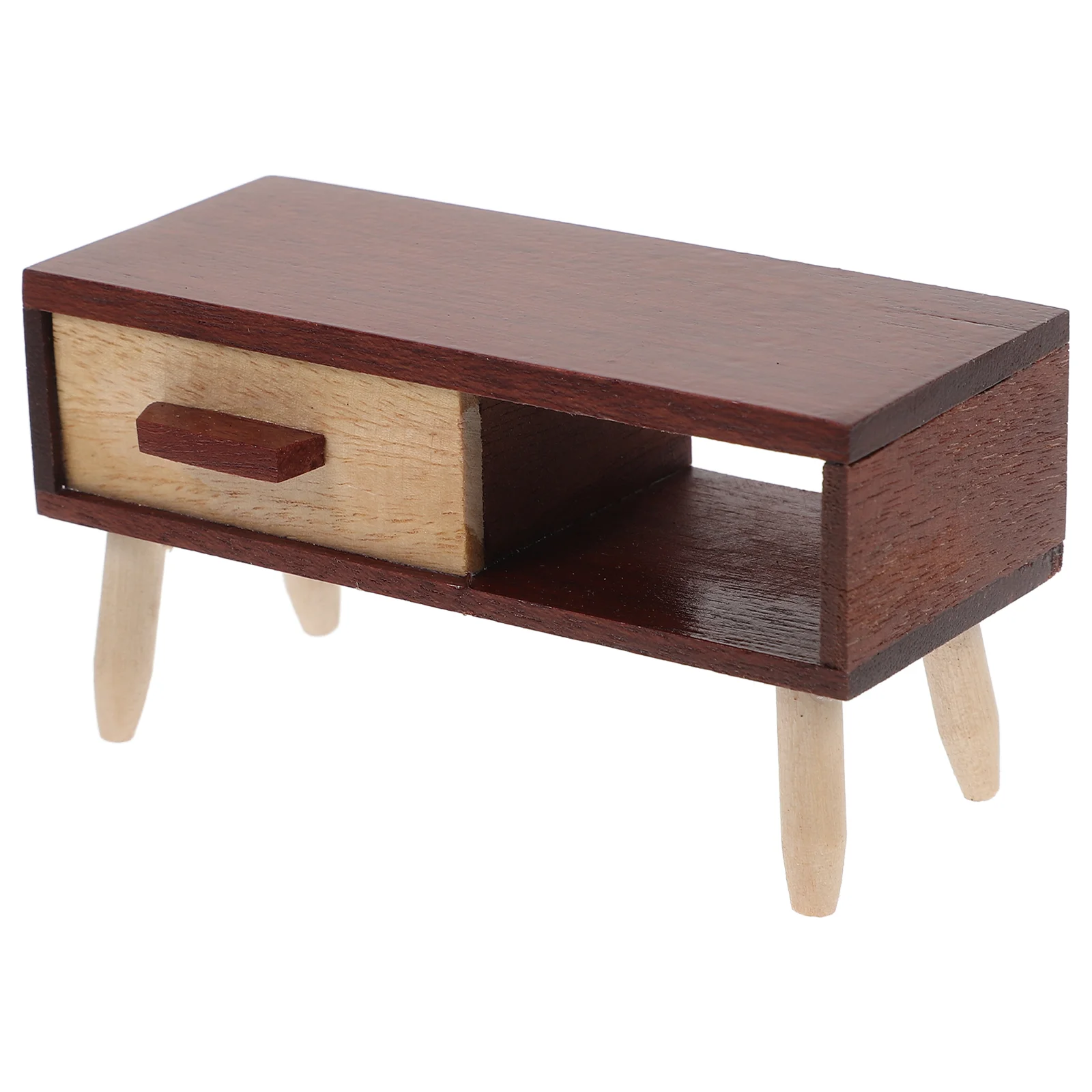 

House Furniture Fall Decor for Kitchen Dollhouse Stand Toy Miniature Dresser Table Cabinet