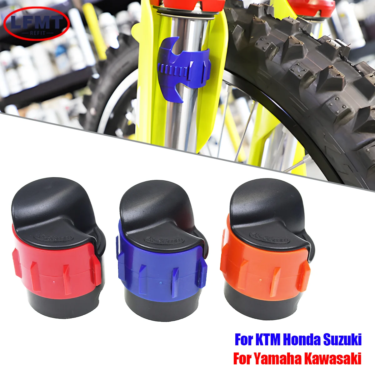 Universal Parts Bike Repair Tool For 45-55mm Front Moto Oil Seal Fork Cleaner Motorcycle Shock Absorber Oil Seal Cleaning Tool