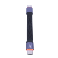 PD100W USB3.2 Fast Charging USB Short Data Cable Cord Gen 2 40Gbps USB C To Type C Short Cable 20V 5A 8K 60Hz for SSD Power Bank