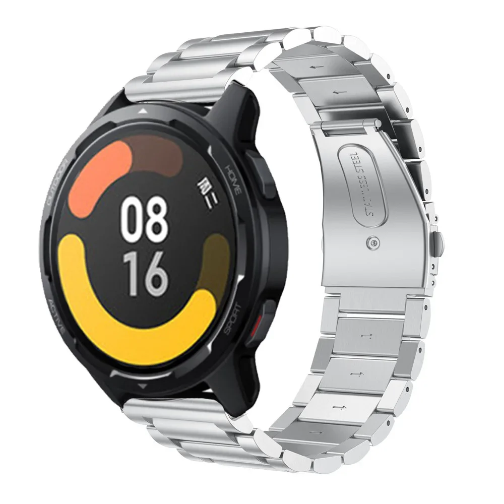 For Xiaomi Watch S1 Pro/S1 Active Stainless Steel Strap Metal Bracelet 22mm Watch Band For Xiaomi Watch 5 S5 S4 S3 S2/Mi Color 2
