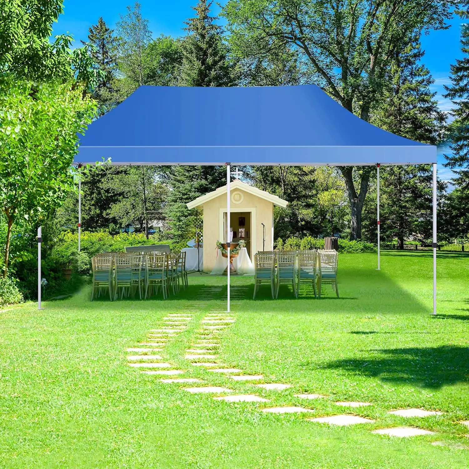 10x20 Pop up Canopy Tent Portable Instant Gazebo with Carry Bag, Customized view 6