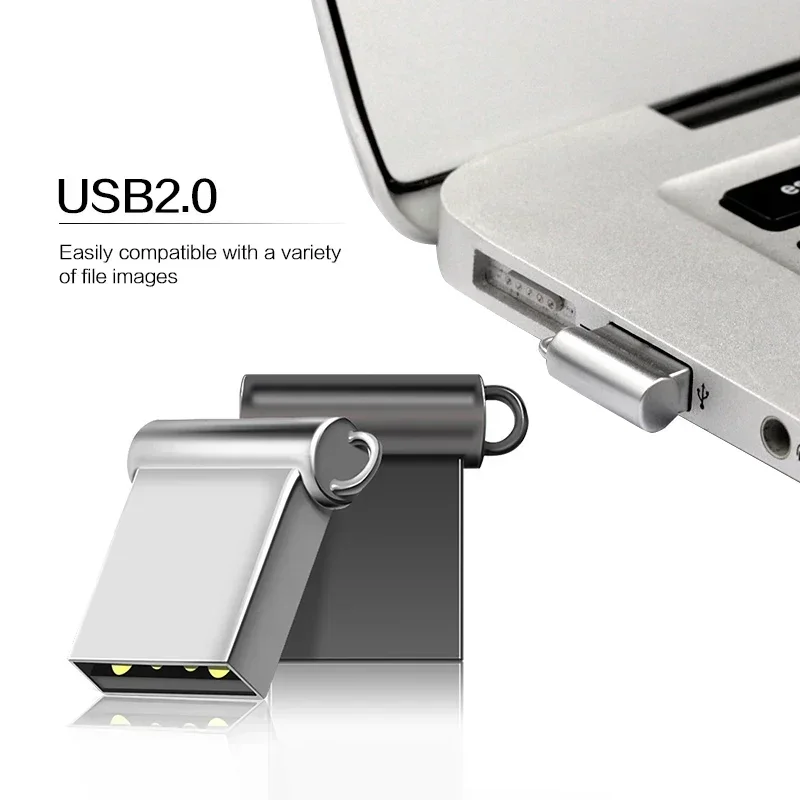 Otg Type-C Adapter Usb Flash Drive 128Gb Usb Stick Pen Drive 64Gb 32Gb 16Gb 8Gb 4Gb 2.0 Pendrive 256G Memory Stick Creatief Cadeau