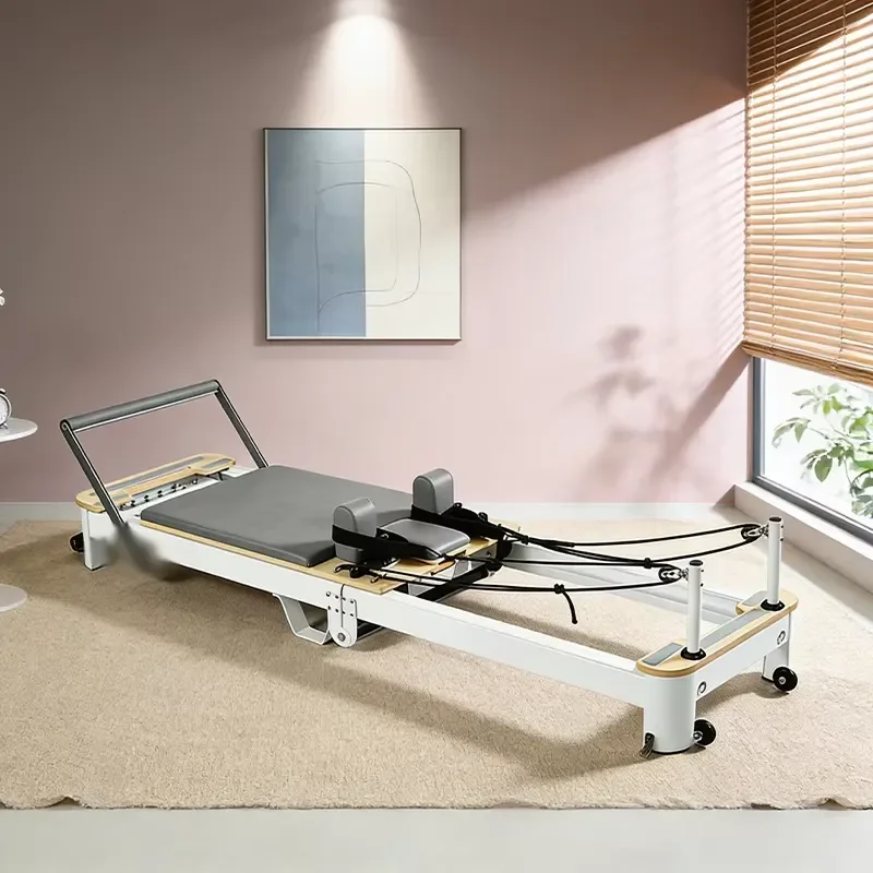 Body Shaping Folding Aluminum Pilates Machine for Rehabilitation Centers Portable Workout Equipment Fitness Training Device