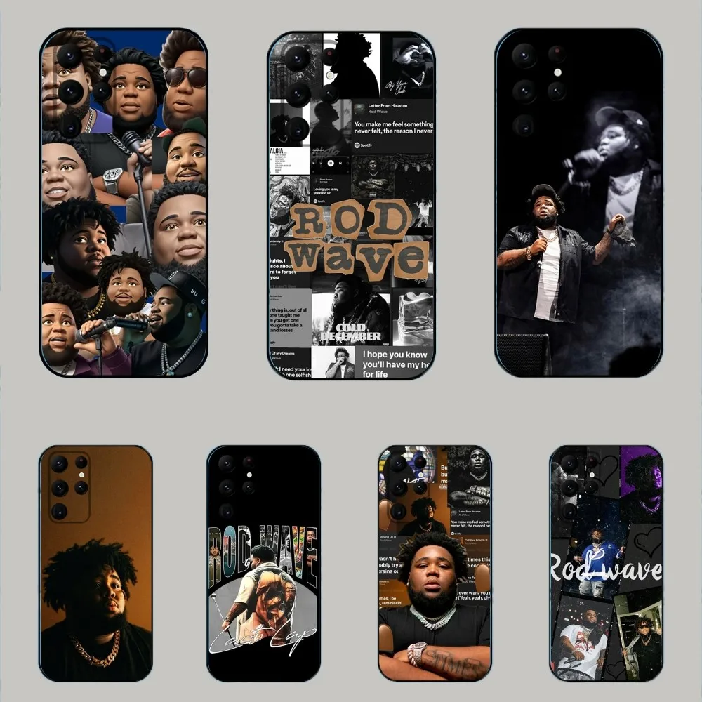 Rapper R-Rod W-Wave Phone Case For Samsung Galaxy A20,A21s,A22,A31,A32,A52,A53,A72,73,A80,A91 Soft Black Cover