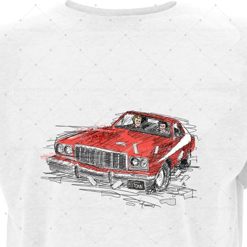 

2026 men T-Shirt Hoodie Hand Drawn Comic style Starsky and Hutch – Colour Back in the day Cars Films and TV Unisex S-6XL Plus Si