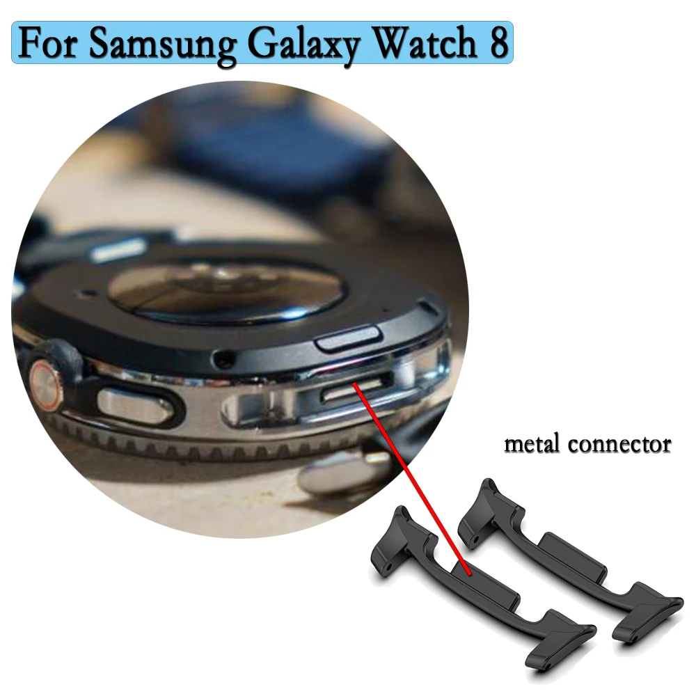 

Разъемы для часов-адаптер для Samsung Galaxy Watch 8, ремешок для часов, разъем 22 мм, аксессуары из нержавеющей стали высокого качества