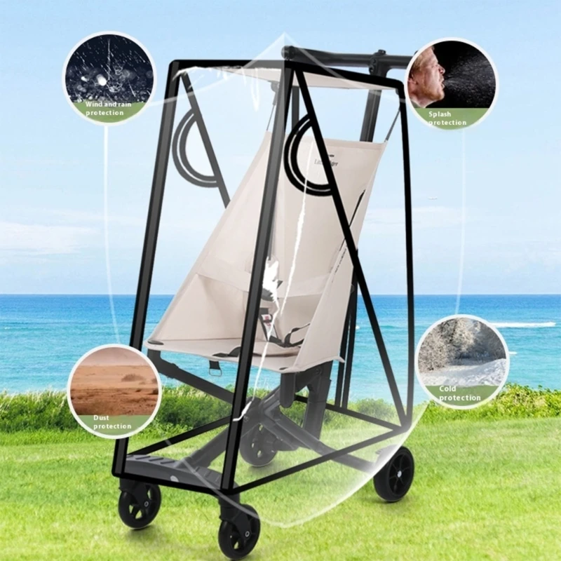 

Защитный чехол для детской коляски, устойчивая к разрыву ткань, вентилируемая конструкция для улучшения контроля воздушного на