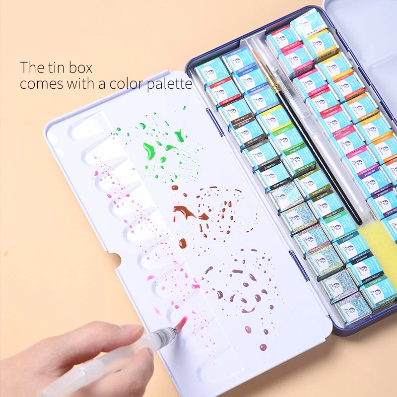 Pitture ad Acquerello Solide d - Gouache Paint Set recensione e prezzo