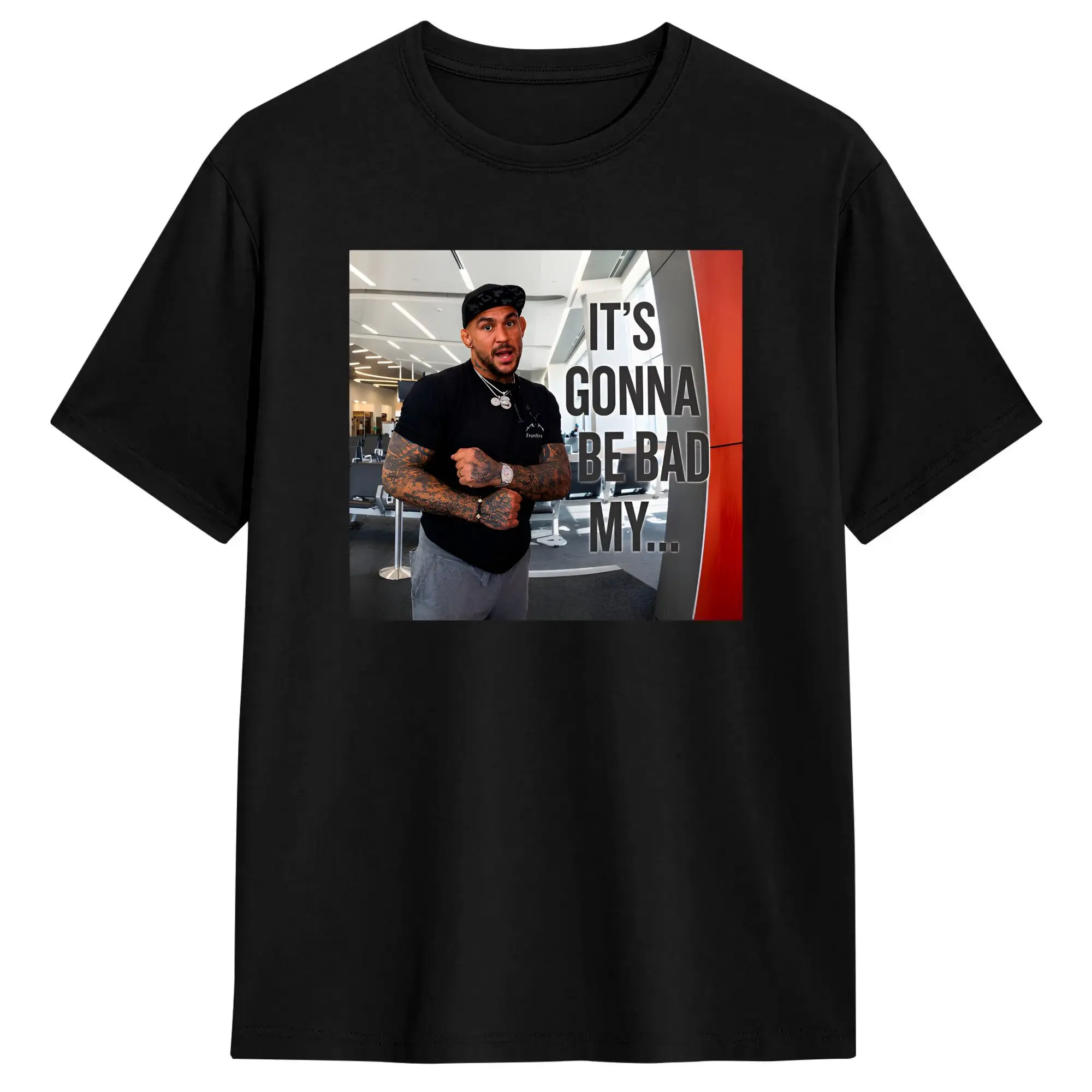 Dustin Poirier T-Shirt Beach The Diamond Its Gonna Be Bad Harajuku T-Shirts Men Cotton O Neck 4XL 5XL Clothing Street Style Tops