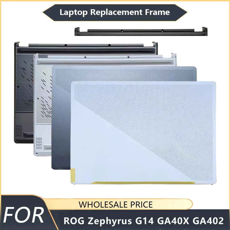 NEW For ROG Zephyrus G14 GA40X GA402 Black Laptop LCD Back Cover Palmrest Bottom Case