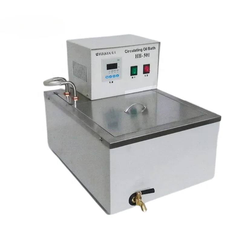 Super Laboratory Temperature Controlled Water Bath Circulating/heated Oil Bath Circulator HH-501