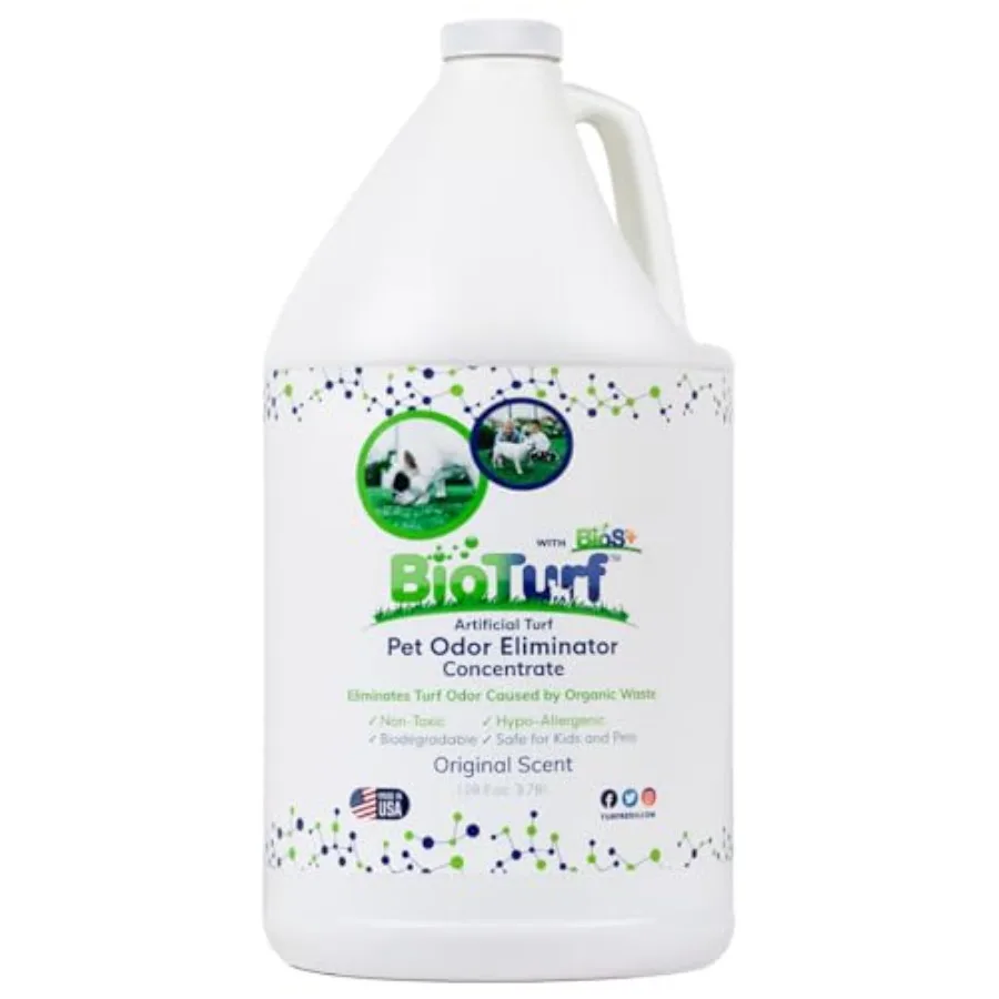

BioTurf BioS+ Turf Cleaner for Pet Urine Outdoor Artificial Turf Cleaner Deodorizer Concentrate Fake Grass and Yard Deodorizer