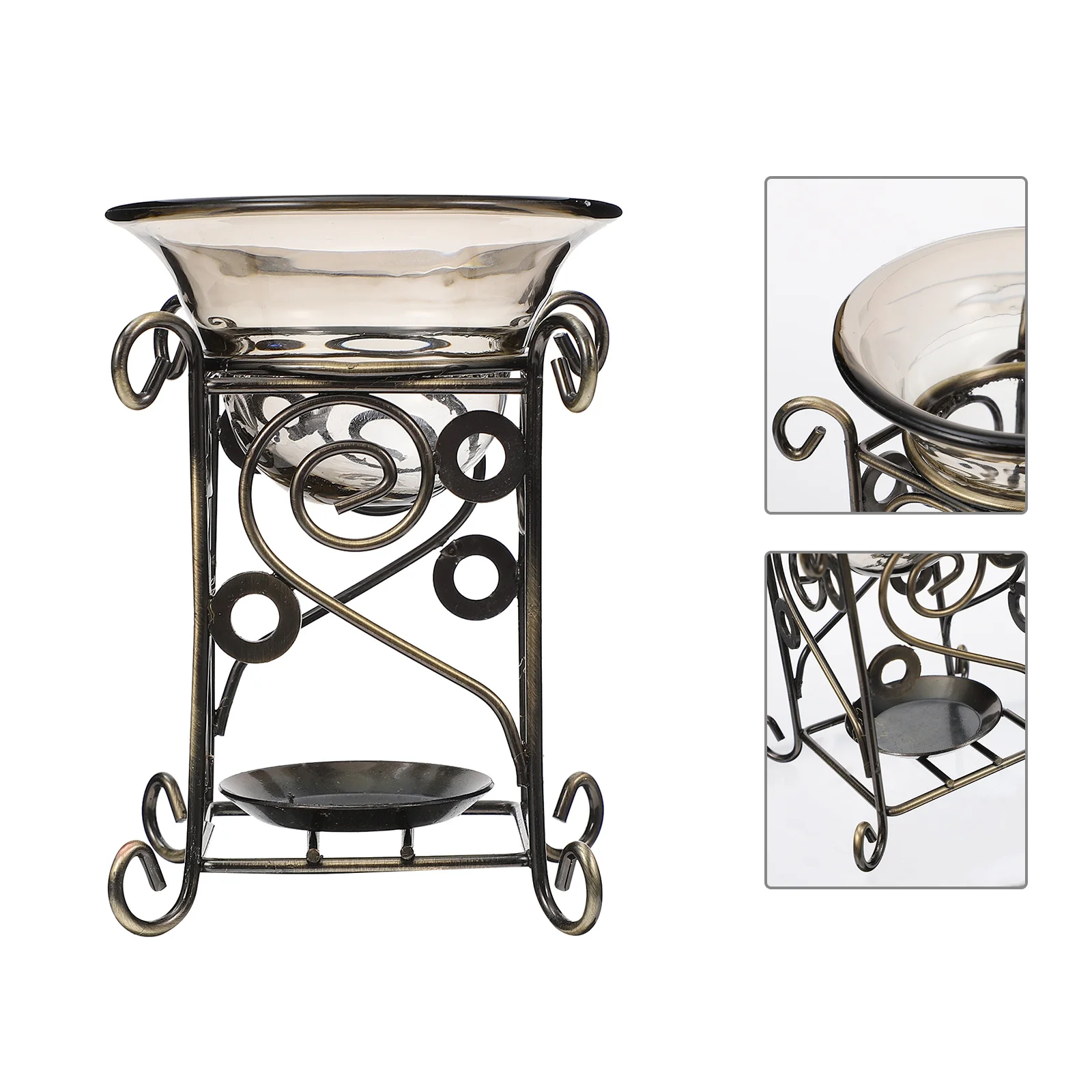 

Aroma Diffuser Burner Essential Oil Iron Burner Lightweight Portable Oil Warmer for Bedroom Living Room Office Home Decoration