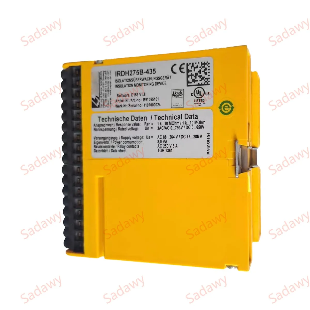 BE_ND_ER Gebruikt en Nieuw origineel IRDH275B-49327 IRDH275B-435 IRDH275W-435 IRDH275-435 Isolatiebewakingsapparaat