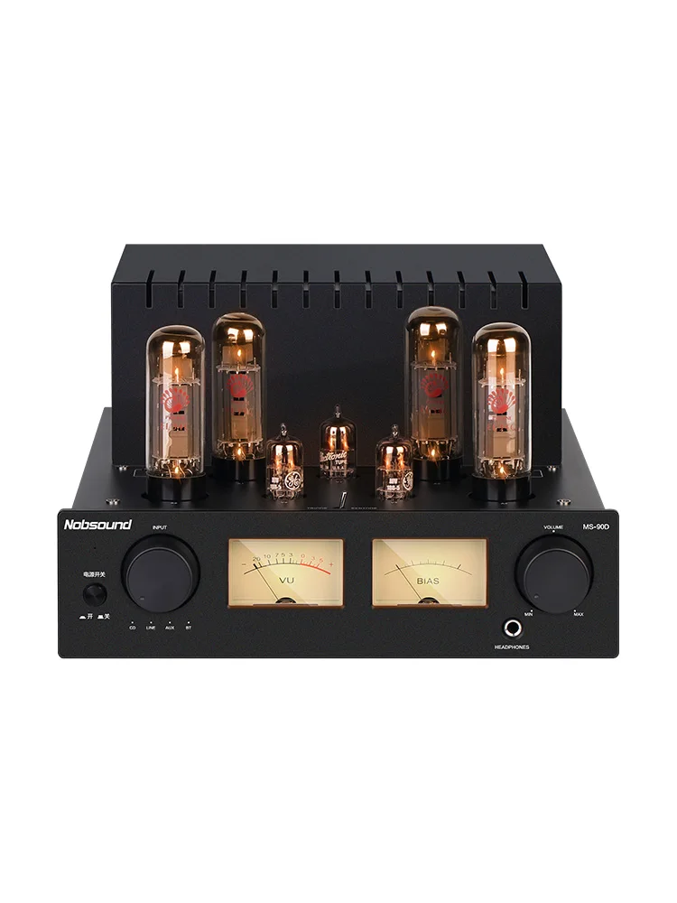 

MS-90D ALPS QCC3034 Bluetooth 5.0 Tube EL34C*4 GE 5BK7*3 Home Hi-Fi Amplifier 18W*2