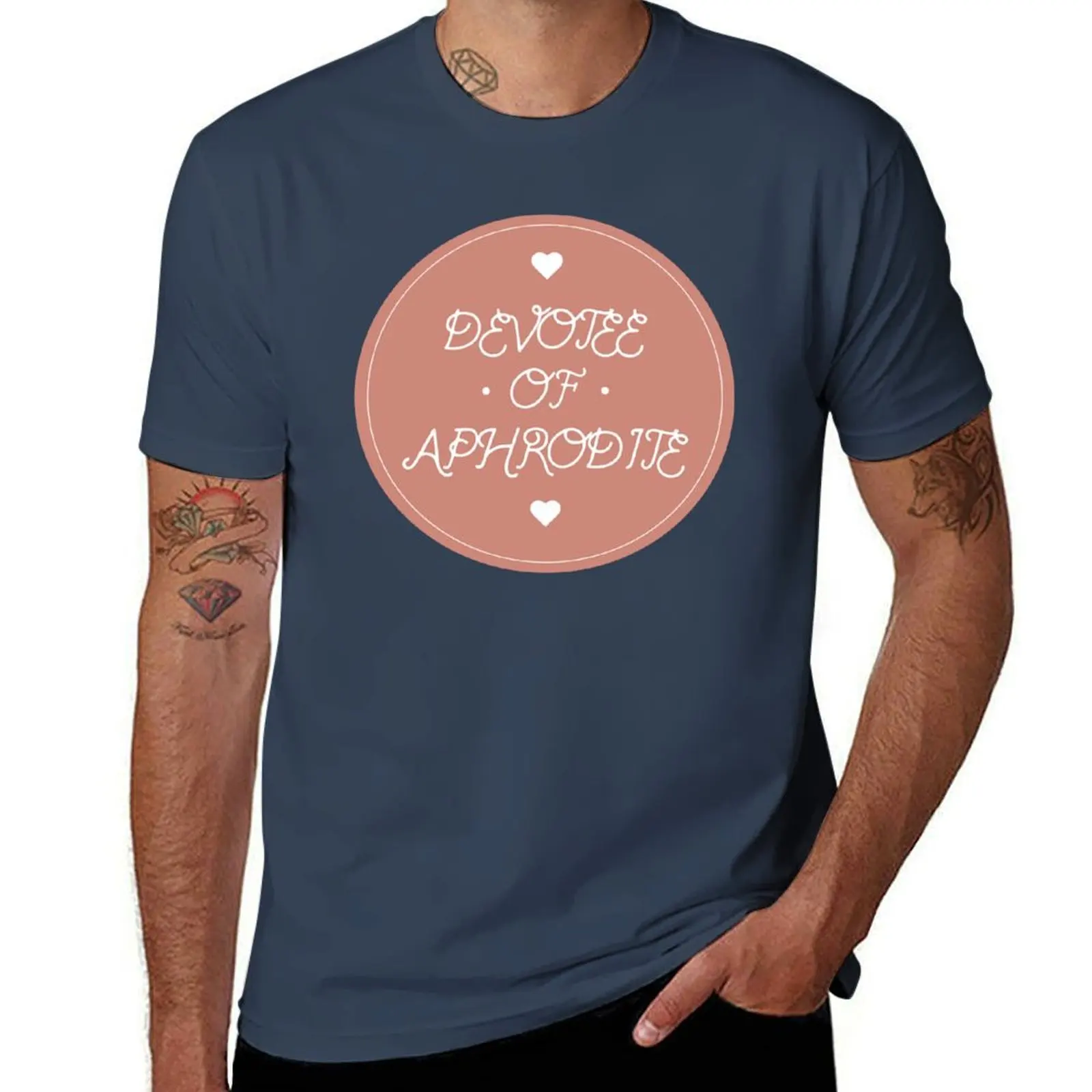 تي شيرت Devotee of Aphrodite تي شيرت قطن 100% تي شيرت رجالي