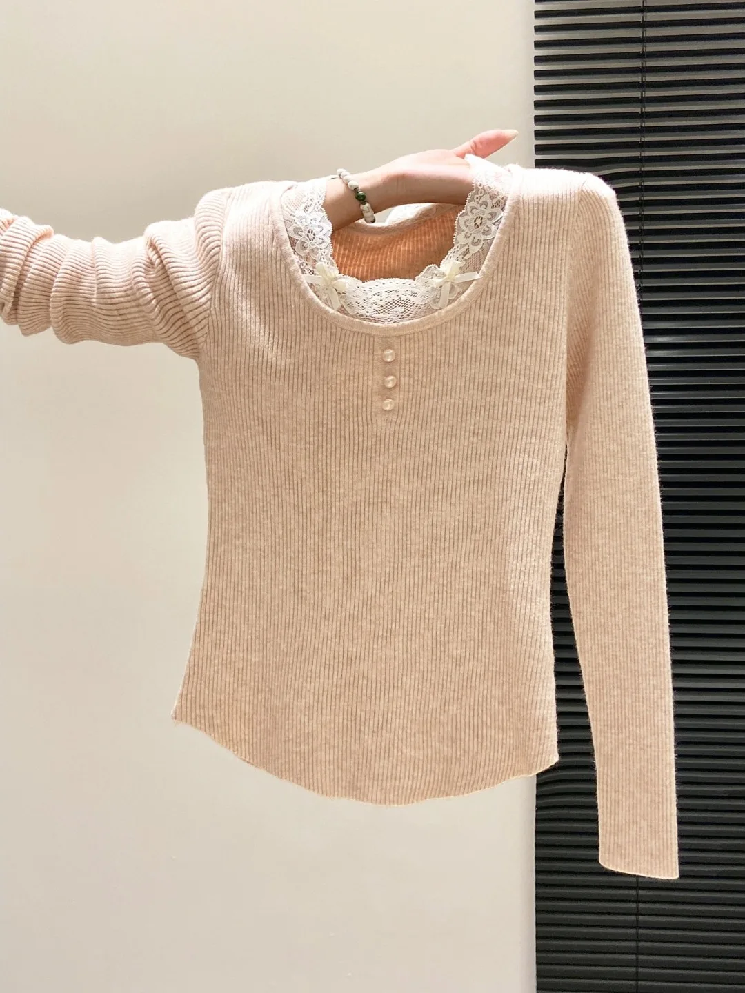 

Трикотажная основа Pure Desire с кружевной отделкой, женская зимняя высококачественная внутренняя одежда, верхняя одежда для похудения, топ на бретельках