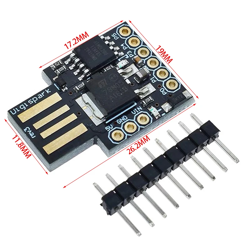 Digispark Kickstarter Micro placa de desarrollo ATTINY85/TINY85 ATTINY13A módulo para Arduino IIC I2C USB