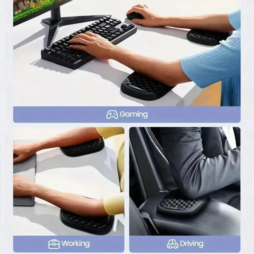 Ergonomic Elbow Rest Pad Thickened Large Arm Support Cushion Relief Elbow Pain Soft Armrest Wrist Rest Pad for Computer Typing