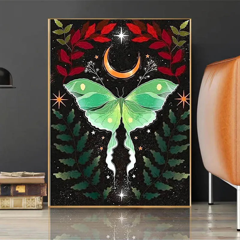 DIY 5D Diamond Painting Kits Full Drill Abstract Butterfly Owl Diamond Mosaic Hand Inlaid Rhinestone Embroidery Home Decor Gifts