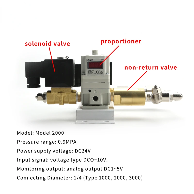 Fiber laser SMC proportional valve set solenoid valve high pressure air filter pneumatic pressure switch control valve