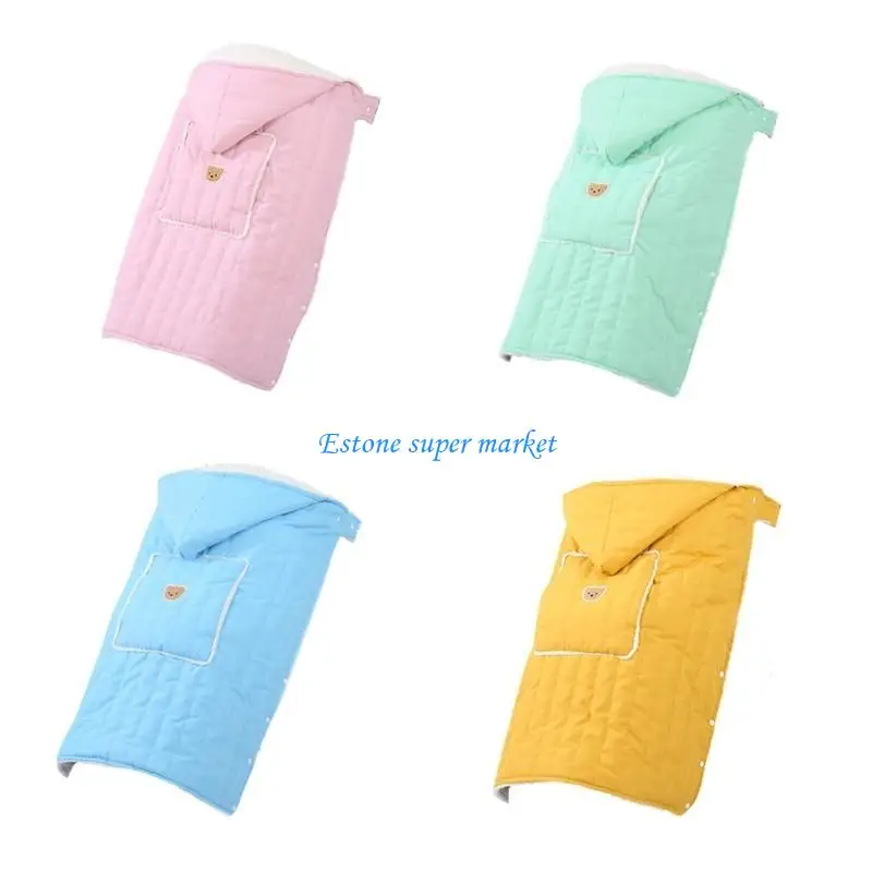

090B Plush Winter Blanket Infant Blanket for Baby Strollers Ensures Maximums Warmth