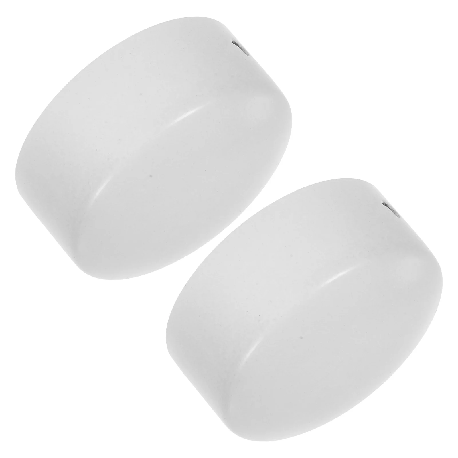 2 Pcs Handrail Head Accessories Sealing Cover End Fittings Stainless Steel Round