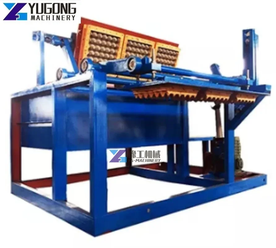 High Quality Automatic 1000 Pcs/h Small Paper Pulp Molding Egg Carton Egg Tray Making Machine Production Line