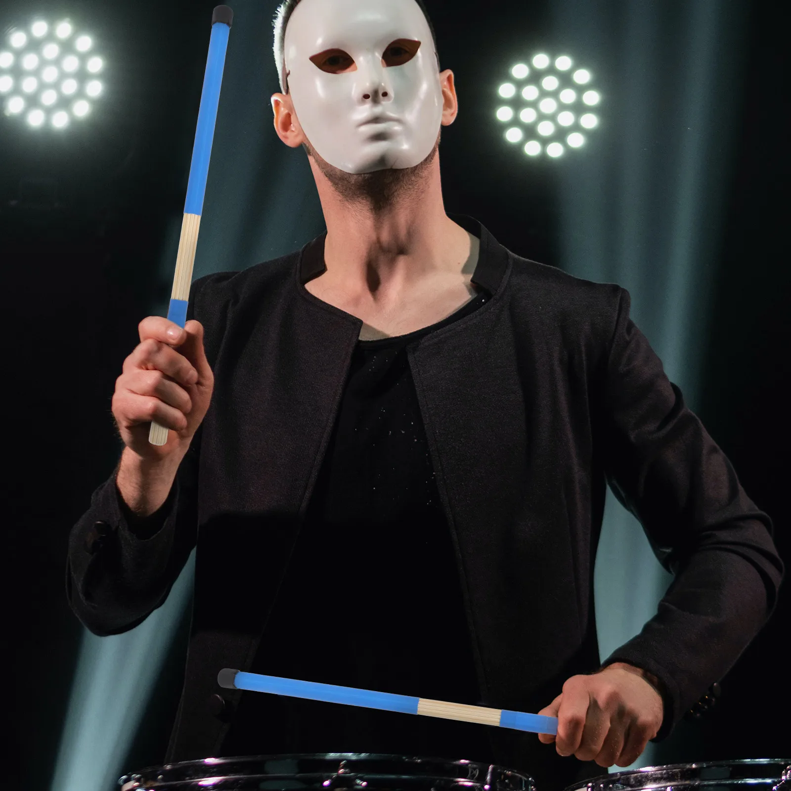 

Wooden Drum Brush Stick Adults Sticks Brushes Drumsticks Percussion Instrument Mallet Bamboo