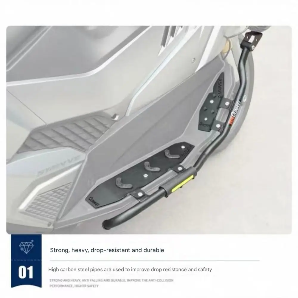 For SYM ADXTG400 motorcycle guard bar bumper anti-fall protection bumper anti-fall guard bar pedal modification accessories