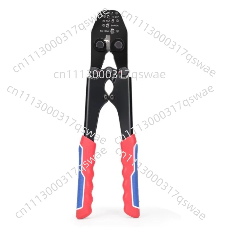 Open Nose Terminal Crimping Pliers Set, Copper Battery Lug Crimping Tool for Electric Work, 5-200A