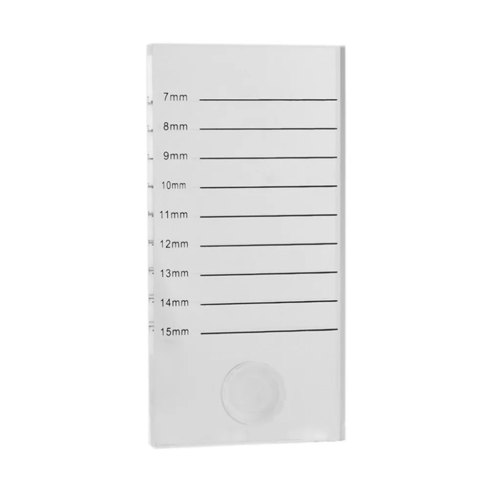 1Pcs Elegant Acrylic Eyelash Glue Pallet for extension Cool Retention Non-Porous Smooth Surface with Scale Precision