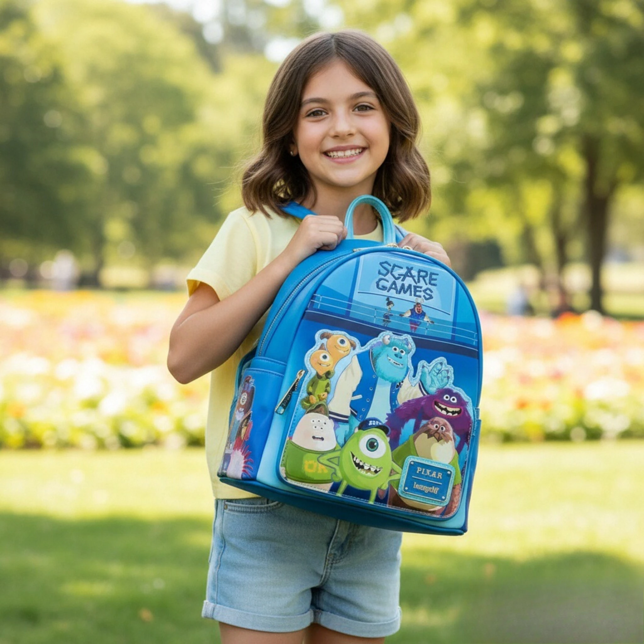 Zaino da viaggio Monster Academy Jack Zaino in pelle Pu Cartoon Lotso Stitch Borsa da ragazza carina alla moda