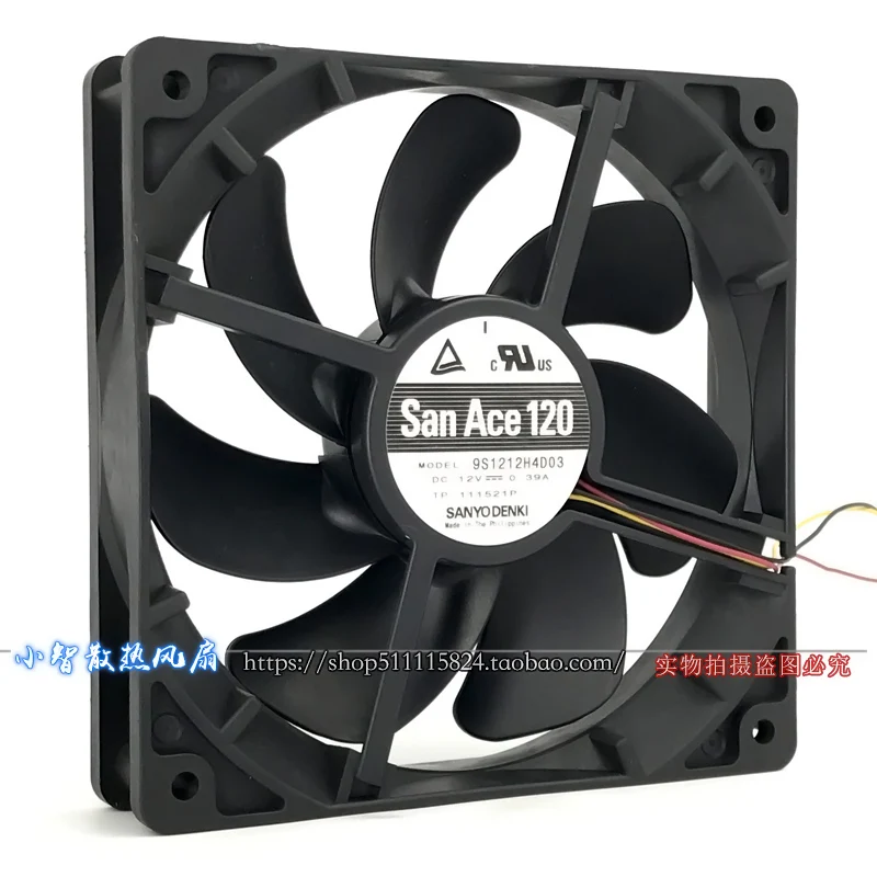 

ОРИГИНАЛ 9S1212H4D03 12 В 0,39 А 12025 120*120*25 мм НОВЫЙ ОХЛАЖДАЮЩИЙ ВЕНТИЛЯТОР РАДИАТОР